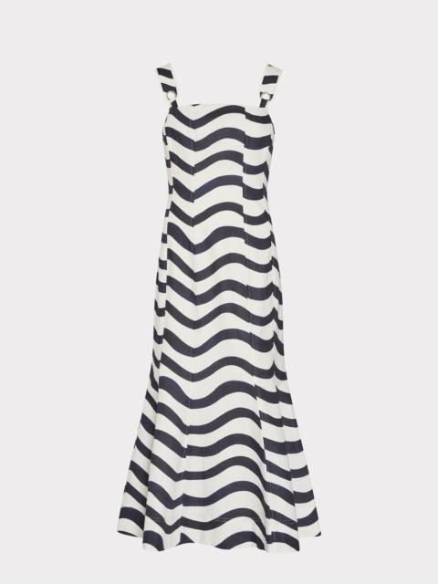 MILLY Liorah Printed Midi Dress