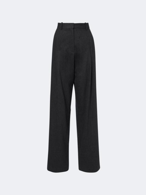 KHAITE August wool and cashmere wide-leg pants