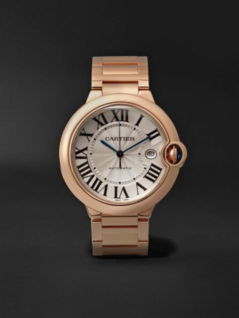 Cartier Ballon Bleu de Cartier Automatic 42mm 18-Karat Pink Gold Watch, Ref. No. CRWGBB0016