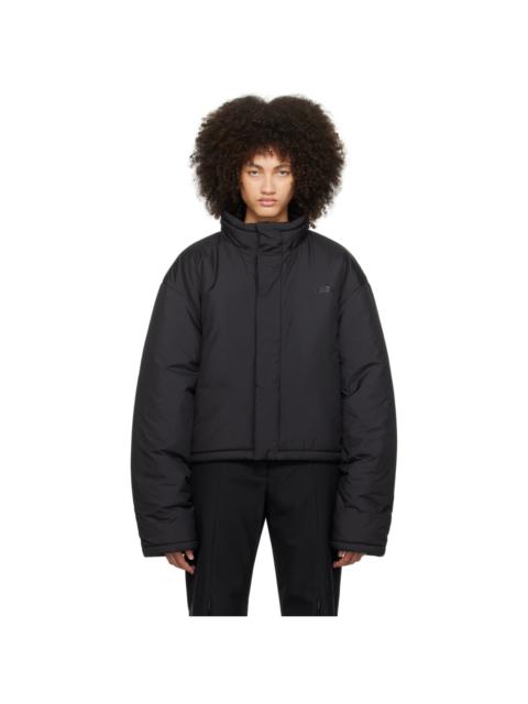 Black Team Tag Puffer Jacket