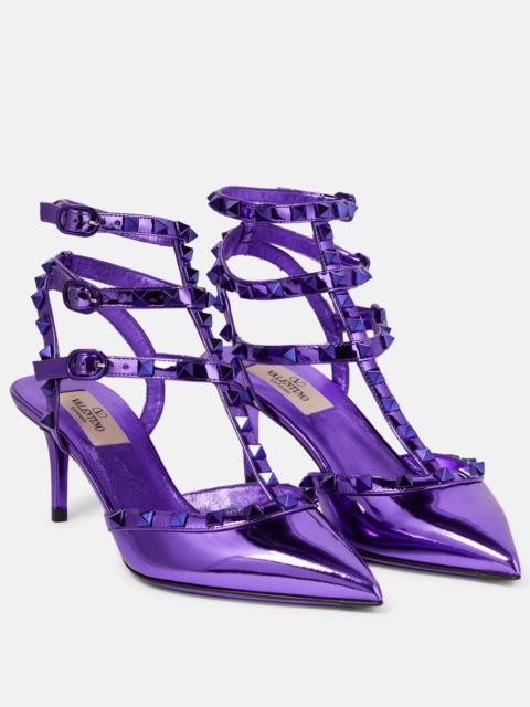 Valentino Rockstud patent leather pumps
