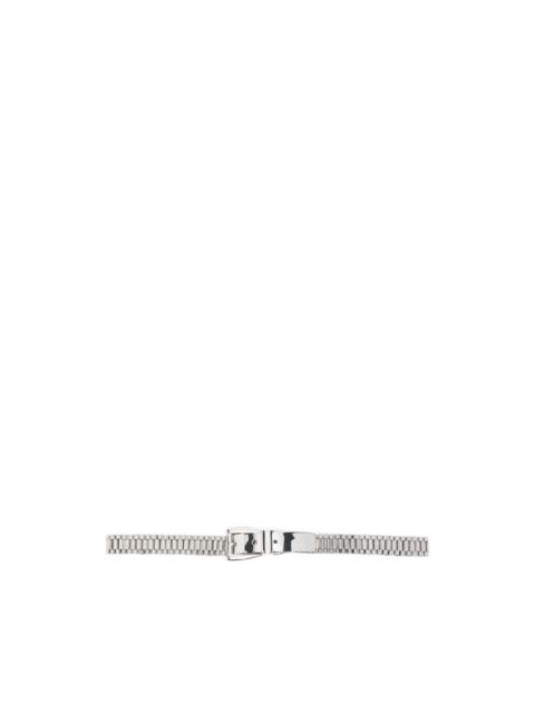 BRANDON MAXWELL Celeste Watch metallic belt
