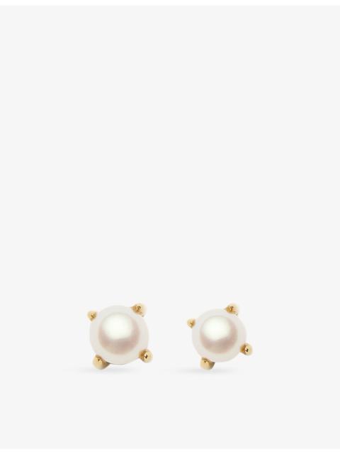 MISSOMA Pearl 18ct Yellow Gold Vermeil Studs
