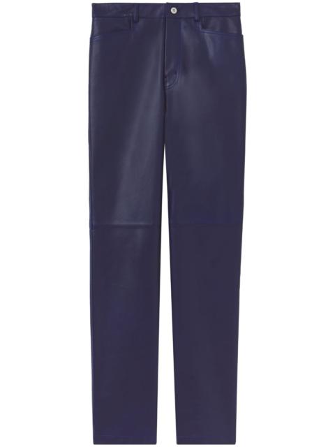 Proenza Schouler Straight Leg Leather Pant