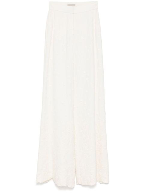 ELIE SAAB embroidered flared trousers