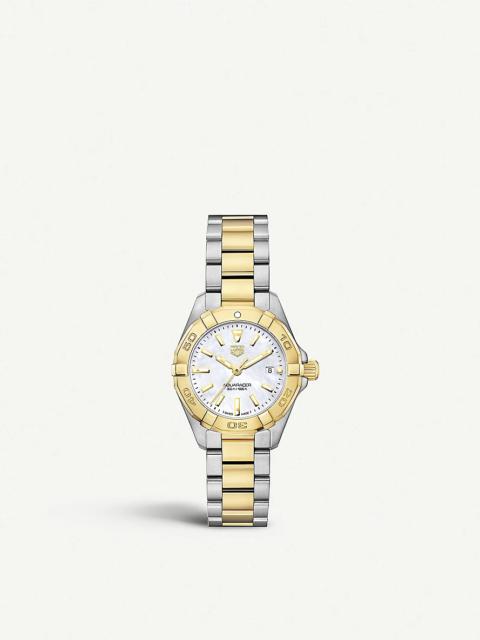 TAG Heuer WBD1420.BB0321 Aquaracer mother-of-pearl and stainless steel quartz watch