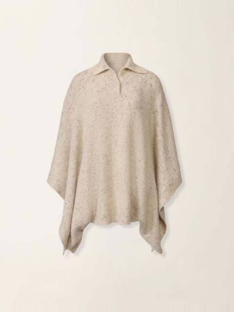 FABIANA FILIPPI Donegal yarn cape with lurex