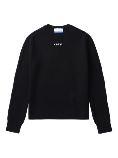 Off-White virgin wool sweater
