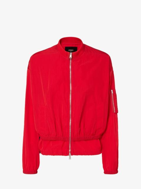 Blouson Red nylon blouson
