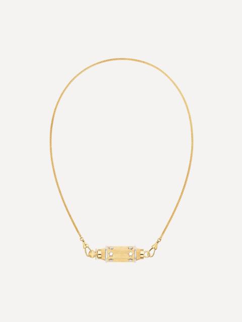 MARIE LICHTENBERG 18ct Gold Baby Star Locket Necklace