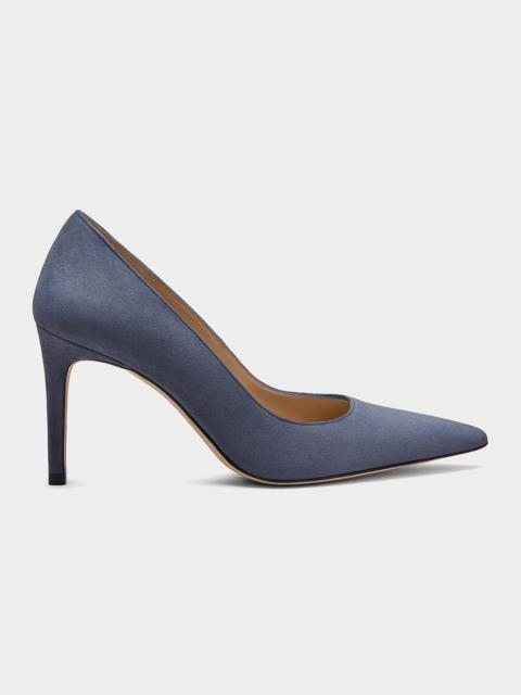 Stuart Weitzman Stuart Power Suede Pumps