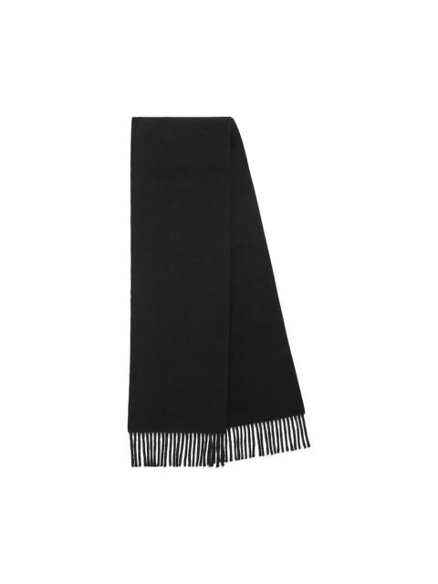 BALENCIAGA Men's Fringe Scarf in Black