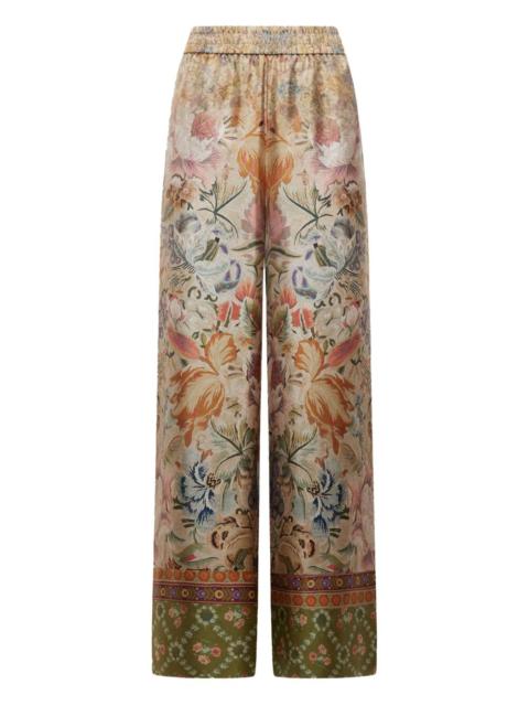 Pierre-Louis Mascia floral-print elastic-waistband trousers