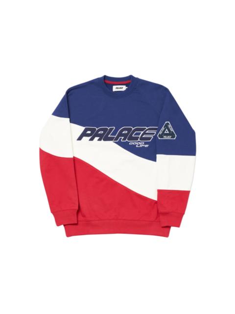 PALACE Palace Sign Das Waver Crew Blue/White/Red