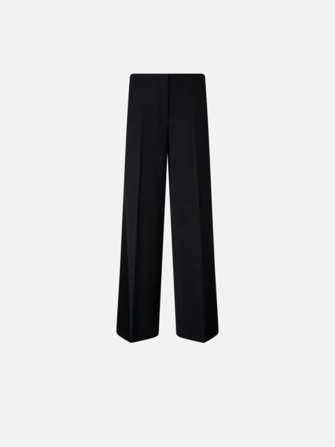 PINKO PALAZZO TROUSERS WITH SATIN INSERTS