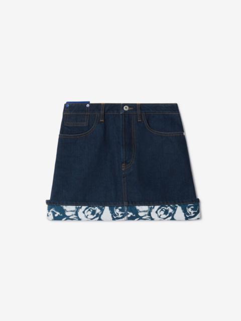 Burberry Heavyweight Denim Mini Skirt