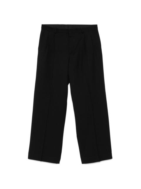SUNFLOWER wide-leg pleated trousers