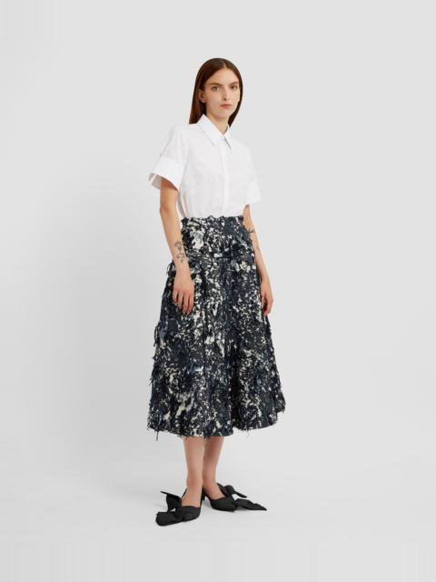 A-LINE MIDI SKIRT