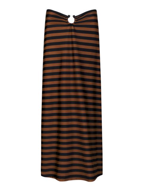 Anesha Striped Maxi Skirt print