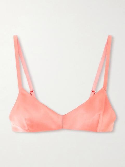 KHAITE Talita Satin Bralette