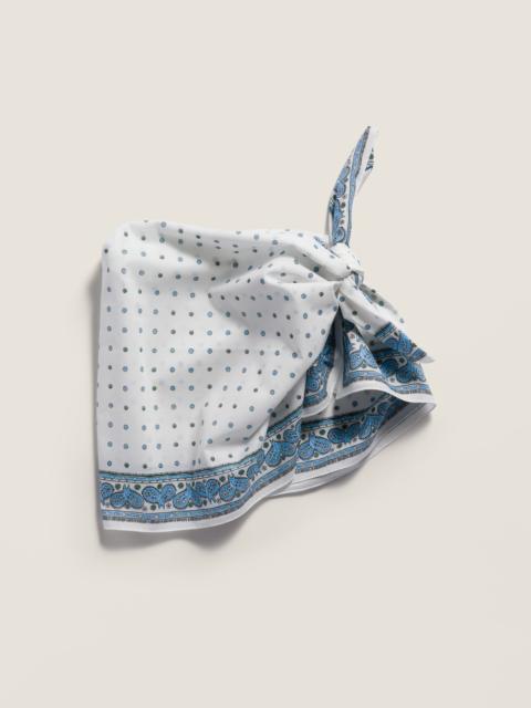 Miu Miu Printed poplin scarf