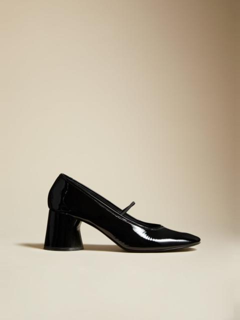 The Lorimer Pump in Black Patent Leather