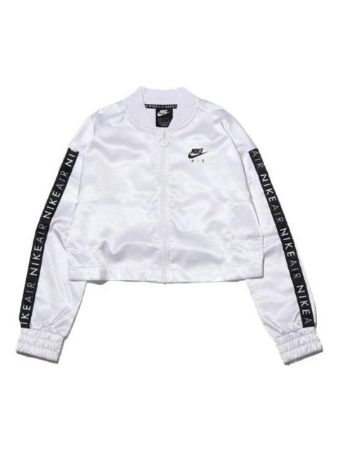Nike (WMNS) Nike Air Trk JKT Jacket Satin Jacket White BV4780-100