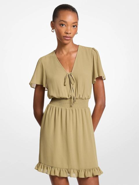 MICHAEL KORS Georgette Mini Dress