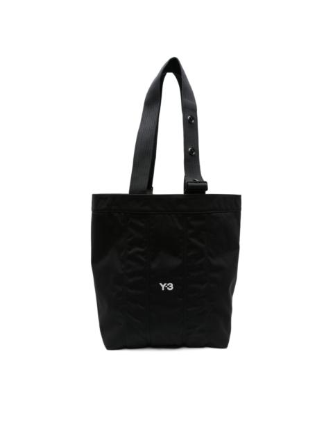 Y-3 logo-embroidered canvas tote bag