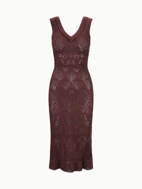 STAUD STAUD ROAN DRESS ROOT