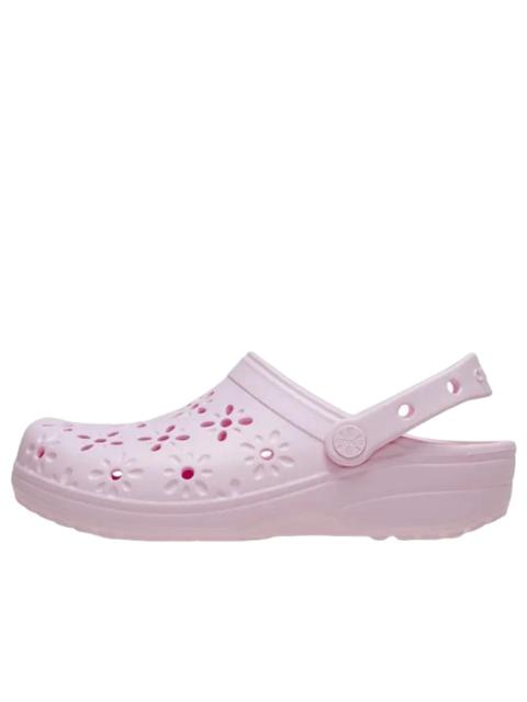 crocs Crocs Classic Clog Floral Cut-Out 'Pink Milk' 210927-6ZW