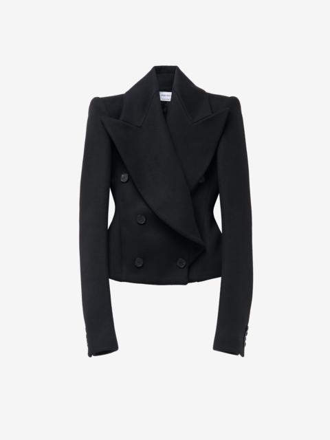 Alexander McQueen Oversized Lapel Peacoat