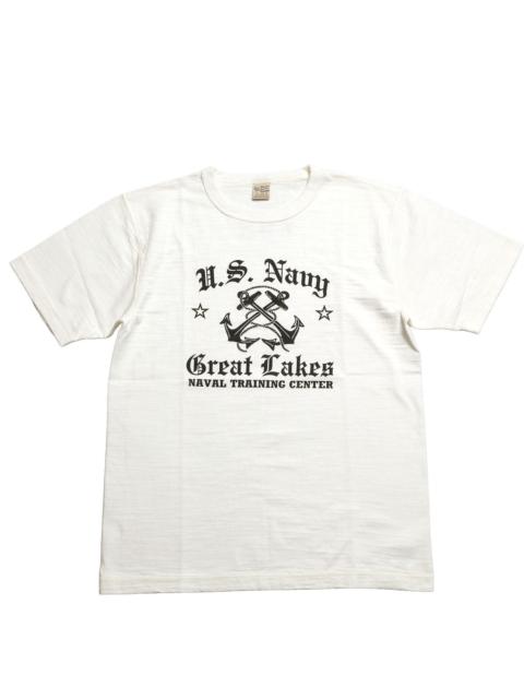 Buzz Rickson's SLUB YARN T-SHIRT - U,S, NAVY GREAT LAKES - BR79727