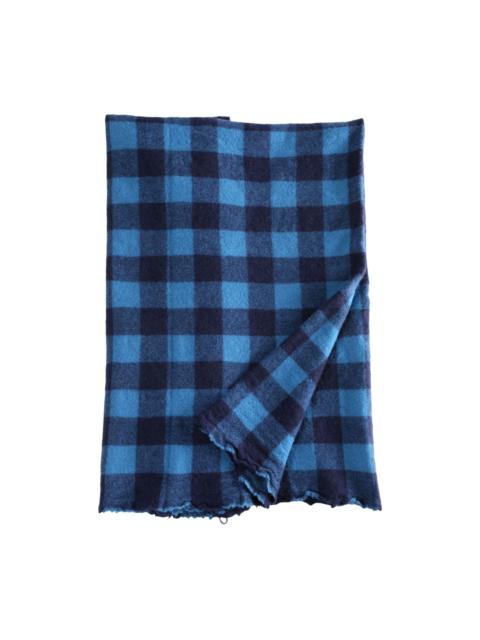 Daniela Gregis check-pattern scarf