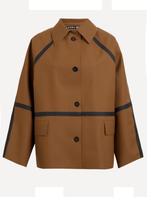 KASSL Editions Original Inside-Out Rubber Camel Hip Jacket