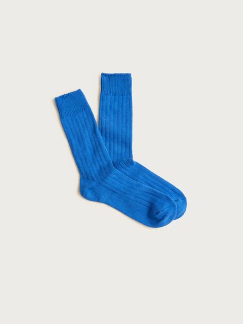 J.CREW Ribbed cotton-blend socks