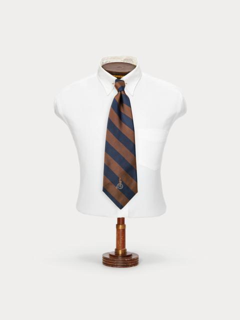 RRL by Ralph Lauren Handmade High-Wheel Silk Repp Tie