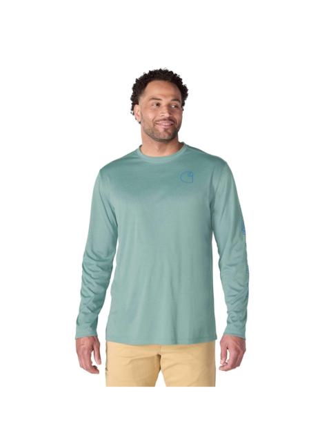 Carhartt Force Sun Defender™ Relaxed LS Logo T-Shirt