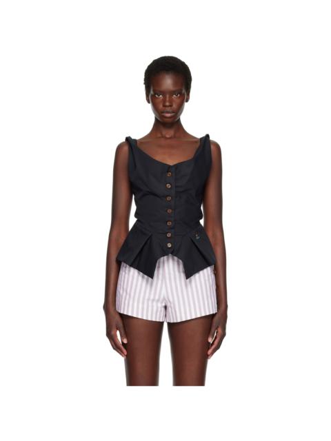 Vivienne Westwood Black Monday Vest Top