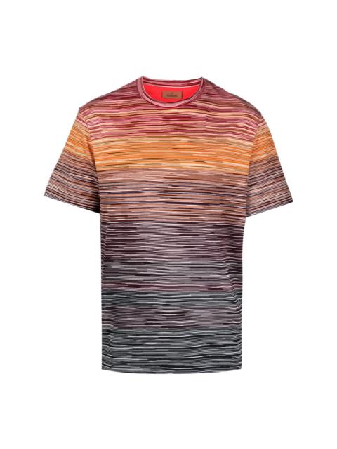 gradient-effect gradient cotton T-shirt