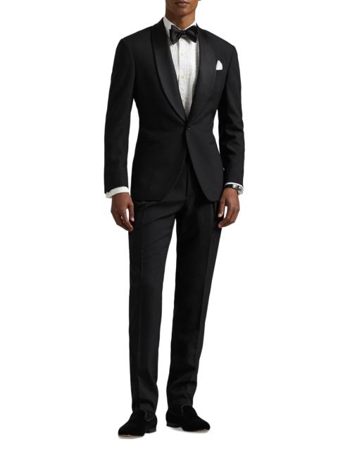 Polo Ralph Lauren Men's Barathea Satin & Wool Tuxedo - Black