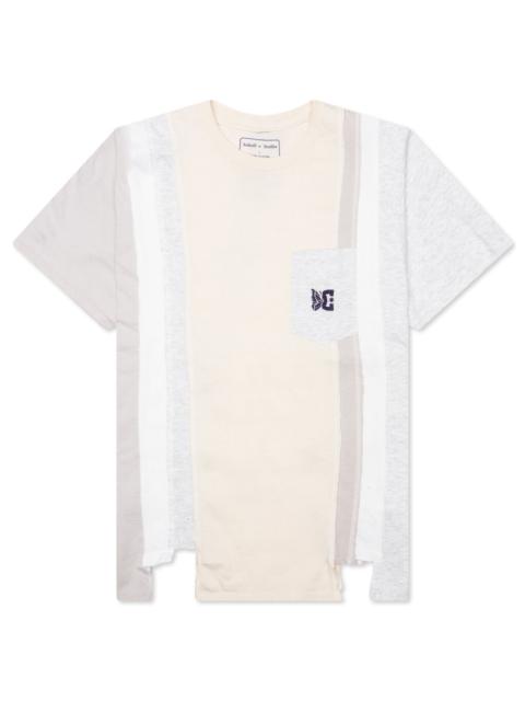 NEEDLES X DC SHOES 7 CUTS S/S TEE - IVORY