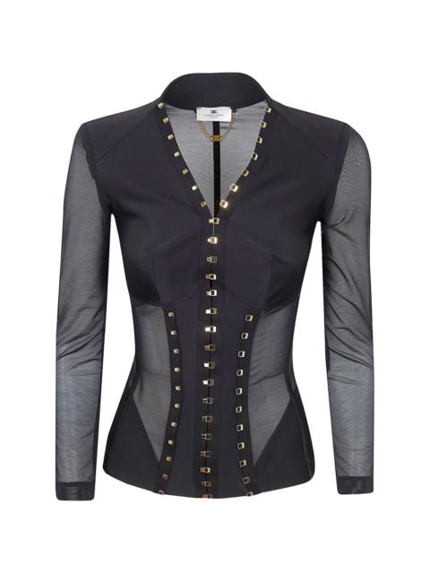 ELISABETTA FRANCHI V-neck blouse