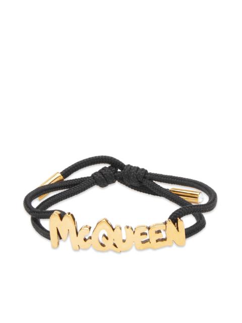 Alexander McQueen Alexander McQueen Mcqueen Logo Bracelet