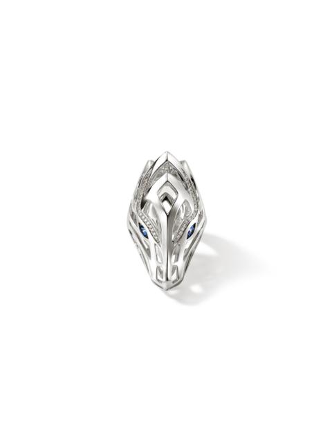 JOHN HARDY Naga Ring, Sterling Silver, Diamonds