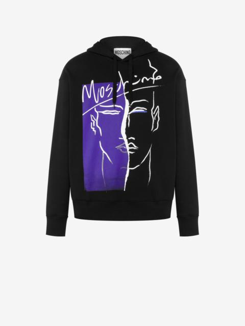 Moschino TONY VIRAMONTES ARCHIVE ORGANIC COTTON SWEATSHIRT