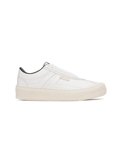 Lanvin White '' Cash Leather Sneakers