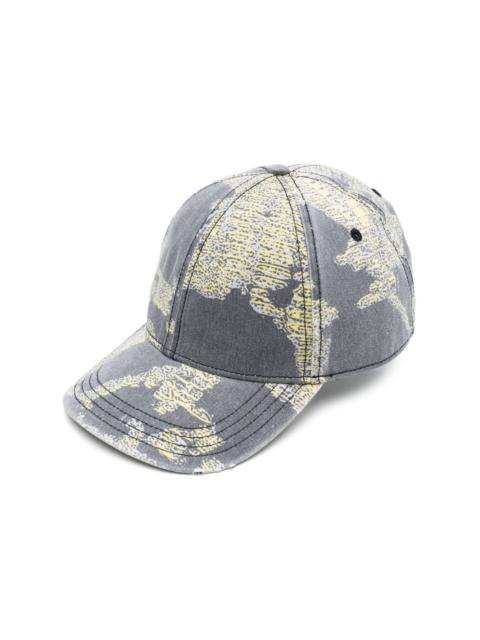 Diesel graphic-print cap