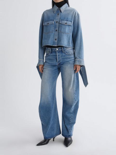 AGOLDE HEWITT SHIRT (WEIGHTLESS) IN INDEX