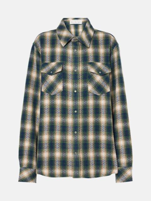 God’s True Cashmere Tartan cashmere shirt
